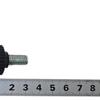 Scheppach-Sterngriffschraube mit Polyamidkappe, M8x12