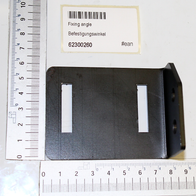 Befestigungswinkel 3x60x112, Ansicht von oben, mit zwei Befestigungslöchern.