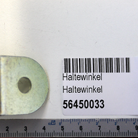 Haltewinkel 2x30x53 von Scheppach. Gezeigt von der Seite mit einem Lineal zur Größenveranschaulichung.