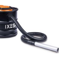 Aschesauger IX-AS20 IXES von Scheppach, gezeigt von der Seite mit Schlauch und Stiel.