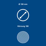 Scheppach-Grindkugel mit 150 mm Durchmesser und Korn 180 für präzises Schleifen