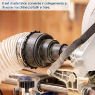 Adapter-Set für verschiedene mobile und stationäre Maschinen – Kompatibilität mit verschiedenen Anschlussarten