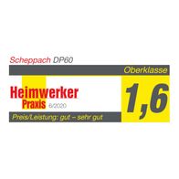 Scheppach DP60 Tischbohrmaschine: Oberklasse, Heimwerker Praxis 6/2020, Preis/Leistung gut – sehr gut, Bewertung 1,6.