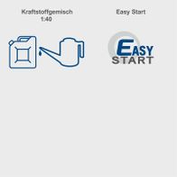 Wichtige Merkmale des Benzin-Trennschleifers: Kraftstoffgemischverhältnis 1:40 und 'Easy Start'-Funktion