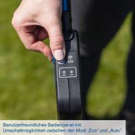 Userfreundliches Bedienpanel mit Umschaltmöglichkeit zwischen den Modi 'Eco' und 'Auto'