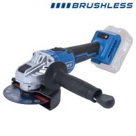 Scheppach Akku-Winkelschleifer mit ergonomischem Griff und Brushless-Motor, inkl. Akustikabschirmung