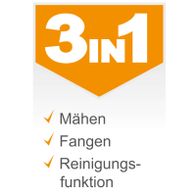 Wichtige Funktionen: Mähen, Fangen und Reinigungsfunktion für Rasenmäher TT132-42