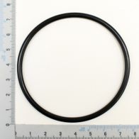 Ein O-Ring mit einem Durchmesser von 68 mm und einer Querschnittsfläche von 3,5 mm, von oben fotografiert.