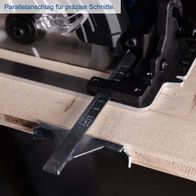Parallelanschlag für präzise Schnitte. Die Akku-Handkreissäge BC-HCS165-X von Scheppach bietet einen Parallelanschlag für präzise Schnitte. Das Sägeblatt hat einen Durchmesser von 165 mm und eine maximale Schnitttiefe von 55 mm.