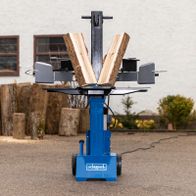Hydraulischer Holzspalter HL810 von Scheppach mit Splitterhalter für präzise Log-Spalten