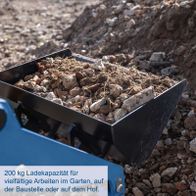 Kompatibler Lader mit 200 kg Ladekapazität für Garten-, Baustellen- und Hofarbeiten
