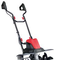 Motorhacke MTE460 von Scheppach, seitliche Ansicht, 24 Messer, 450 mm Arbeitsbreite.