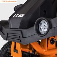 LED-Scheinwerfer für Akku-Aufsitzrasenmäher mit integrierter Beleuchtung für bessere Sicht beim Arbeiten