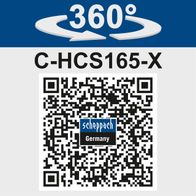 Akku-Handkreissäge C-HCS165-X mit 360°-Schnittwinkel, Sägeblatt Ø165mm, maximale Schnitttiefe 53mm bei 45°, LED-Beleuchtung.