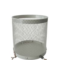 Siebtrommel Practixx - Ø46cm, von der Seite gezeigt. Metallgitter mit Griffen an der Unterseite.