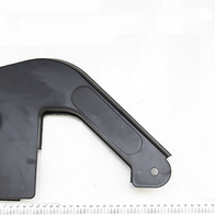Linkes Schleifbandgehäuse mit integriertem Halter für Schleifband