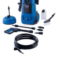 Elektro-Hochdruckreiniger mit Accessoires und Beutel für Reinigungsmittel