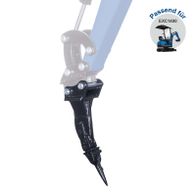 Scheppach-Arm für EXC1400 mit hydraulischem Greifarm und Greifhaken