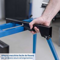Ergonomischer und sicherer Maschinenfüß für stabilen Arbeitsplatz