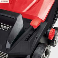 Elektro-Vertikutierer mit 5-Stufen-Regelung für Arbeitsbreite, Arbeitskorb mit 45-Liter-Fassungsvermögen