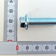 Scheppach-Sechskantschraube mit Flansch, M8 x 30 mm, DIN 6921
