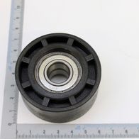 Spannrolle mit integriertem Metallring und Außenführung für präzise Anspannung