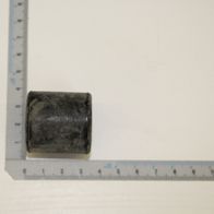 Gummikupplung (Teil 35) mit Messskala für Größenvergleich