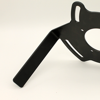 Motorplatte 4x210x232 von Scheppach, Ansicht von vorne.