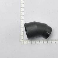 Absaugstutzen Ø35mm von Scheppach, Ansicht von der Seite.