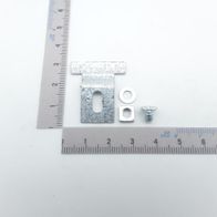 Lupenersatz von Scheppach. Gezeigt von der Seite mit einem Lineal zur Größenveranschaulichung.