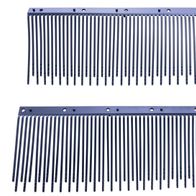 Bürstenset LSP360 von Scheppach. Zeigt zwei Bürsten von vorne. Enthält 4x linke und 4x rechte Bürsten.