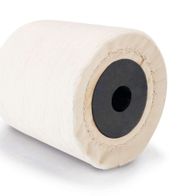 Baumwollbürste Scheppach (DIY), Ansicht von der Seite mit schwarzem Kern.