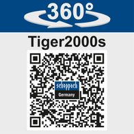 Scheppach-Wasserschleifsystem Tiger 2000S mit 360°-Drehung und integriertem QR-Code für Deutschland