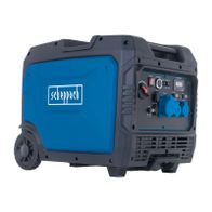Scheppach Inverter-Benzin-Stromerzeuger SG7000i mit Fahrvorrichtung und Fahrradlenker