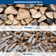 Hartholz- und Weichholz-Sammelbeispiele für Holzarten im Lager