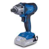 Scheppach cordless impact driver with LED light, 1/4 inch socket, 180 Nm torque, 3600 impacts per minute
