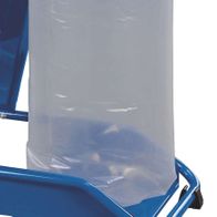 Spänesack (20 Stück) mit transparentem Innenbeutel und Transportkorb