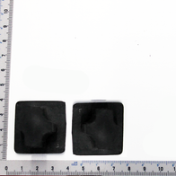 Endkappe links und rechts für Führungssitz. Gezeigt von oben.