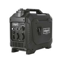 Scheppach Inverter IGT3500 Generator, seitliche Ansicht, 3200W Leistung, mit Bedienfeld und Griffen.
