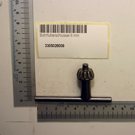 Bohrfutterschlüssel 6,4 mm von Scheppach, gezeigt von vorne auf weißem Hintergrund.