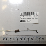 Reglerfeder mit Gestänge (Teil 104) für Scheppach-Regleranlage, Teilnummer 3908301362