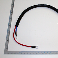 Scheppach-Batteriekabel mit abisolierbaren Enden und Klemmen