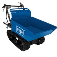 Scheppach-Katapult mit geschlossener Plattform und Kettenantrieb