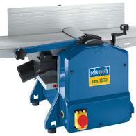 Abricht- und Dickenhobel hms 1070 scheppach classic - 230V 50Hz 1500W, von vorne gezeigt.