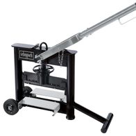 Steintrennmaschine HSC130 Scheppach black, Ansicht von links oben.
