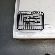 Schutzgitter von Scheppach, gezeigt von oben auf weißem Hintergrund.