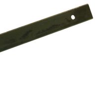 Hobelmesser von Scheppach, gezeigt von der Seite mit drei Löchern für die Befestigung.