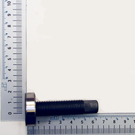 Scheppach-Werkzeug mit Gewinde, Maßstab für Vergleiche