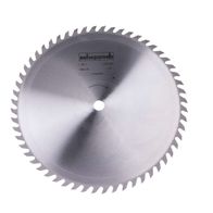 Scheppach CV Kreissägeblatt Ø 500 x 30 mm / Z 56, von vorne fotografiert.