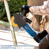 Ergonomischer Griff für komfortable und sichere Handhabung beim Schleifen mit dem Universal-Renovierungsschleifer MRS1300